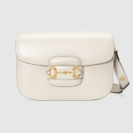 GUCCI グッチ ホースビット ショルダー バッグ ホワイト 602204 1DB0G 9022