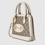 グッチ GUCCI ホースビット 1955 ミニ トップハンドルバッグ 2WAY ショルダーバッグ PVC レザー 640716/‎621220 92TCG 9761