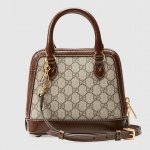 グッチ GUCCI ホースビット 1955 ミニ トップハンドルバッグ 2WAY ショルダーバッグ PVC レザー 640716/‎621220 92TCG 8563