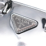 プラダ PRADA 2WAYバッグ スモール ブラッシュドレザー トート パテントレザー シルバー金具 1BA331