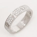 カルティエ Cartier ミニラブリング パヴェダイヤ K18WG B4083400 アクセサリー