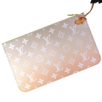 ルイヴィトン ネヴァーフル MM レディース バッグ LOUIS VUITTON M45679 グレー/オレンジ