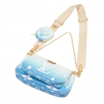 LOUIS VUITTON ルイヴィトン ショルダーバッグ ミュルティ ポシェット アクセソワール ブルー M57633