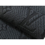ルイヴィトン　マフラー　LOUIS VUITTON　ヴィトン　LV　エシャルプ・ロゴマニア　ウール/シルク　アントラシット（ダークグレー）　M72431