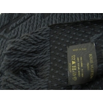 ルイヴィトン　マフラー　LOUIS VUITTON　ヴィトン　LV　エシャルプ・ロゴマニア　ウール/シルク　アントラシット（ダークグレー）　M72431