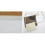 ボッテガヴェネタ BOTTEGA VENETA クロスボディバッグ ショルダーバッグ肩掛け 斜め掛け クラッチ ホワイト レディース 574051 VBOX1 9644