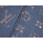 ルイヴィトン　マフラー　LOUIS VUITTON　ヴィトン　エシャルプ・ロゴマニア　シャイン　ウール/シルク　グリ　M70467
