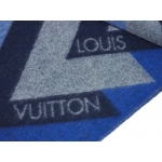 ルイヴィトン LOUIS VUITTON　ヴィトン　LV　エシャルプ・アンフィニットV　ウール/カシミア　ブルー　M70324