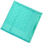 LOUIS VUITTON（ルイ・ヴィトン）レディース/メンズ/ストール/ショール・モノグラム/テュルコワーズ（アクアグリーン）MU1125