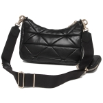 プラダバッグ ショルダーバッグ ハンドバッグ パッチワーク ミニバッグ ブラック レディース PRADA 1BC157 2DMO F0002