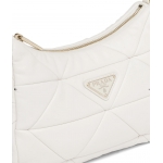 プラダ Prada System ナッパレザー パッチワーク ショルダーバッグ 1BC157_2DMO_F0009_V_L9O