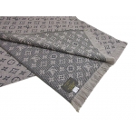 LOUIS VUITTON ルイヴィトン モノグラム マフラー 「エシャルプ・モノグラム クラシック」グレー ベージュ M78524