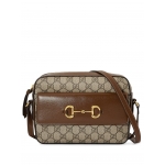 グッチ GUCCI ホースビット1955 スモールショルダーバッグ 645454 92TCG 8563 GGスプリームキャンバス ベージュ＆ブラウン