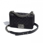 CHANEL シャネル BOY CHANEL スモール ハンドバッグ ブラック A67085 Y09953 94305