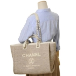 シャネル CHANEL バッグ トートバッグ レディース ベージュ ラージショッピングバッグ 2WAYショルダーバッグ A66941 B06387 NE263