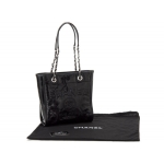 シャネル CHANEL トートバッグ A93256 Y60500 94305 チェーン ショルダー ココマーク ブラック
