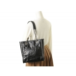 シャネル CHANEL トートバッグ A93256 Y60500 94305 チェーン ショルダー ココマーク ブラック