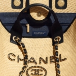シャネル バッグ レディース CHANEL トートバッグ ドーヴィル ベージュ/ブラック A67001 B05086 NB586