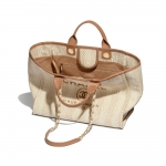 シャネル CHANEL カーフスキン ショッピング バッグ ベージュ A66941 B02336 N5442