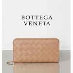 ボッテガヴェネタ BOTTEGA VENETA ラウンドファスナー長財布 ニュートラル 608051 VCPP2 8823