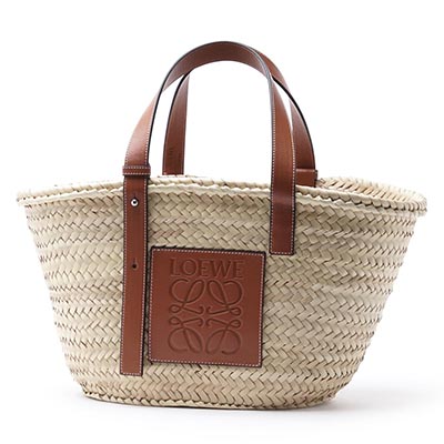 ロエベ LOEWE トートバッグ バスケットバッグ ベージュ レディース ギフト プレゼント カゴ ラフィア リゾート 32702 s92 2435