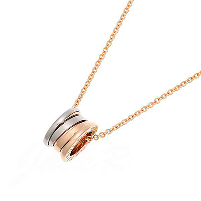 ブルガリ BVLGARI ビーゼロワン ネックレス PG/WG 354903.CL858219 新品 ジュエリー ブランドジュエリー