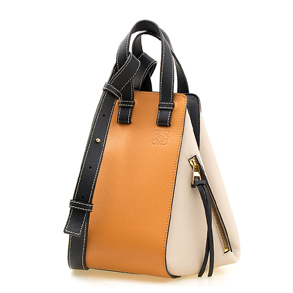 ロエベ  LOEWE バッグ レディース 2WAYハンド/ショルダーバッグ [ハンモック] アンバーブラウン×ライトブラウン×ブラック 387 30PS35 8234