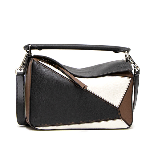 ロエベ LOEWE ショルダーバッグ パズルバッグ ブラック/ブルネット PUZZLE SMALL BAG 322.30IS21 1937