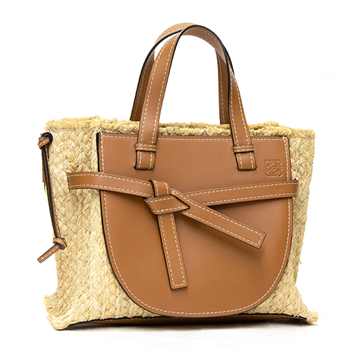 ロエベ  LOEWE ショルダーバッグ ゲートトップハンドルスモールバッグ タン/ナチュラル 329.13.U61 2924