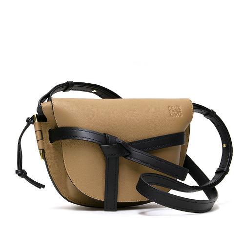 ロエベ LOEWE ショルダーバッグ MOCCA/BLACK モカ/ブラック  321 12 T20 3523