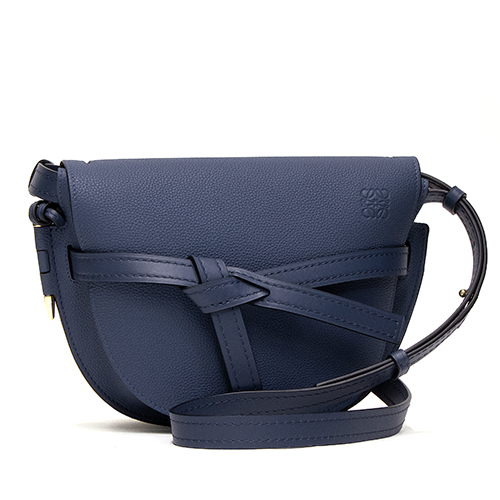 ロエベ LOEWE ショルダーバッグ ゲートスモールバッグ スティールブルー GATE SMALL BAG 321.12.T20 6490