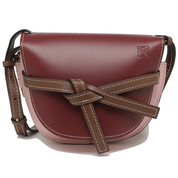 ロエベ ショルダーバッグ レディース スモールバッグ  GATE SMALL BAG LOEWE  レッド ピンク 32154T20 6948
