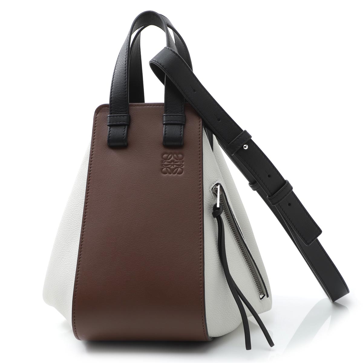 ロエベ LOEWE ハンドバッグ 3WAY ブラック レディース ギフト プレゼント 旅行 レザー 本革  ハンモック 38712 ps35 1937