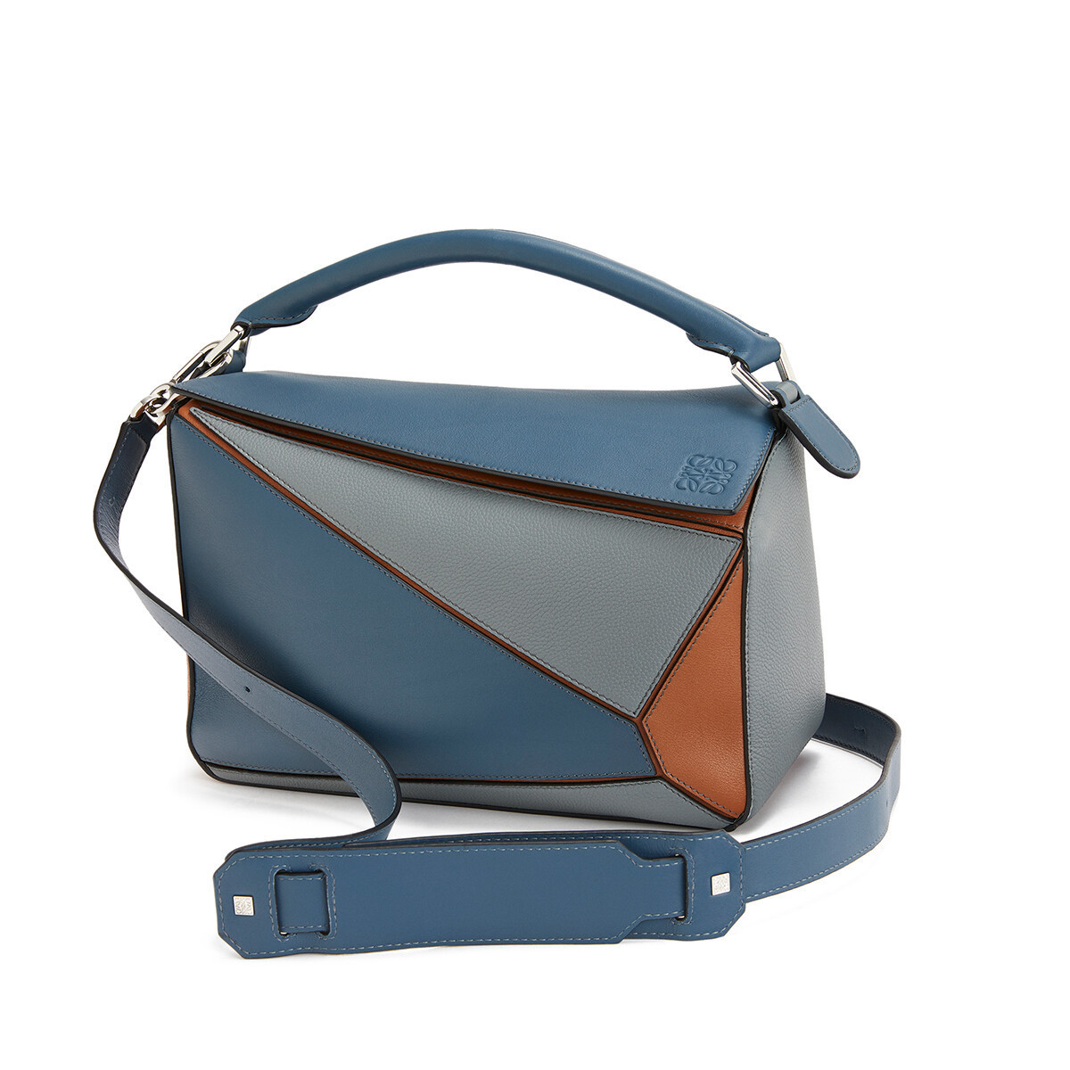 ロエベ  LOEWE パズル カーフ*着脱ストラップ付スモール 5Way バッグ Puzzle カウボーイ 322.30IS21