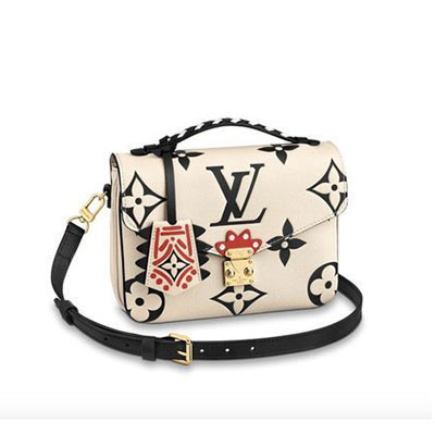 ルイ・ヴィトン LOUIS VUITTON ポシェット メティス アンプラント クレーム アイボリー M45384