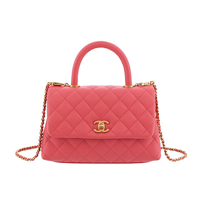 シャネル CHANEL シャネル トップハンドル ミニ フラップバッグ ショルダーバッグ AS2431 B05576 45002