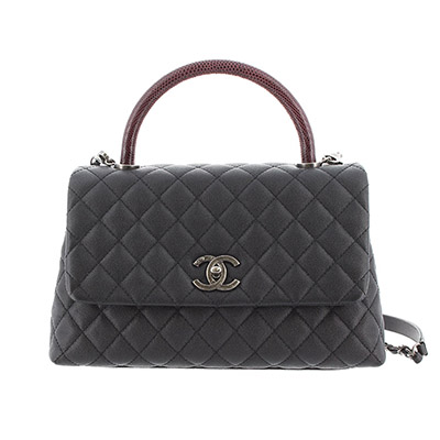 シャネル CHANEL シャネル トップハンドル ミニ フラップバッグ ショルダーバッグ AS2431 B05607 94305
