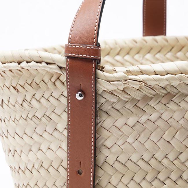 ロエベ LOEWE トートバッグ バスケットバッグ ベージュ レディース ギフト プレゼント カゴ ラフィア リゾート 32702 s92 2435