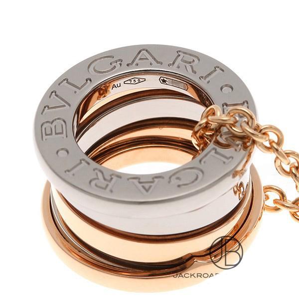 ブルガリ BVLGARI ビーゼロワン ネックレス PG/WG 354903.CL858219 新品 ジュエリー ブランドジュエリー