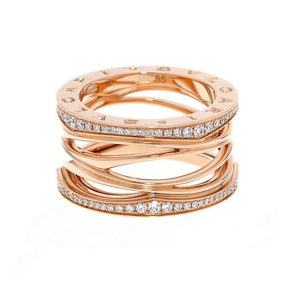 ブルガリ BVLGARI ビーゼロワン デザインレジェンドリング #55 AN858125 新品 ジュエリー ブランドジュエリー