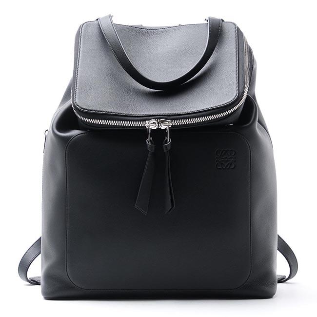 ロエベ LOEWE バックパック リュックサック ブラック メンズ バック パック バッグ レザー 革 本革 ゴヤ クラシックカーフ 31630 s53 1100