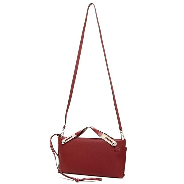 ロエベ LOEWE  ミッシー  レディース ショルダーバッグ 無地 ROUGE 赤 327 12KS28 7695