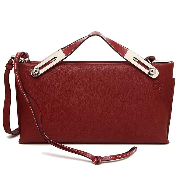 ロエベ LOEWE  ミッシー  レディース ショルダーバッグ 無地 ROUGE 赤 327 12KS28 7695