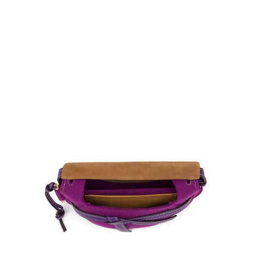 ロエベ LOEWE 新作! ゲートスモールバッグ 差し色キレイなパープル 321.51.T21