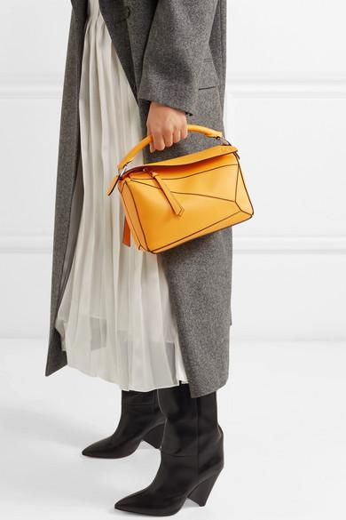 Loeweバッグロエベ パズルテクスチャードレザーショルダーバッグ 322.30.k23