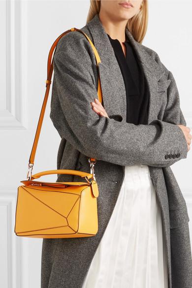 Loeweバッグロエベ パズルテクスチャードレザーショルダーバッグ 322.30.k23
