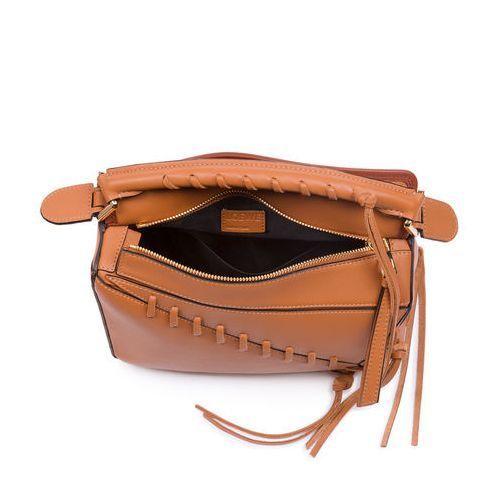 ロエベ  LOEWE 美しいクラフトマンシップ溢れる パズルレースバッグ タン 322.30ZK74