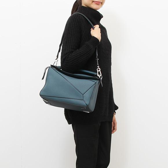 ロエベ LOEWE バッグ レディース 3WAYハンド/ショルダーバッグ [パズル] スティールブルー 322 12KS20 6490