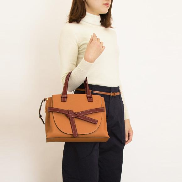 ロエベ LOEWE バッグ レディース 2WAYハンド/ショルダーバッグ ライトキャラメル  [ゲート トップハンドル スモール] 321 12 U61 1945 3639