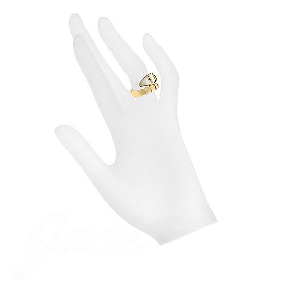 ブルガリ BVLGARI セルペンティ ホワイトマザーオブパール リング Lサイズ AN855765 新品 ジュエリー ブランドジュエリー